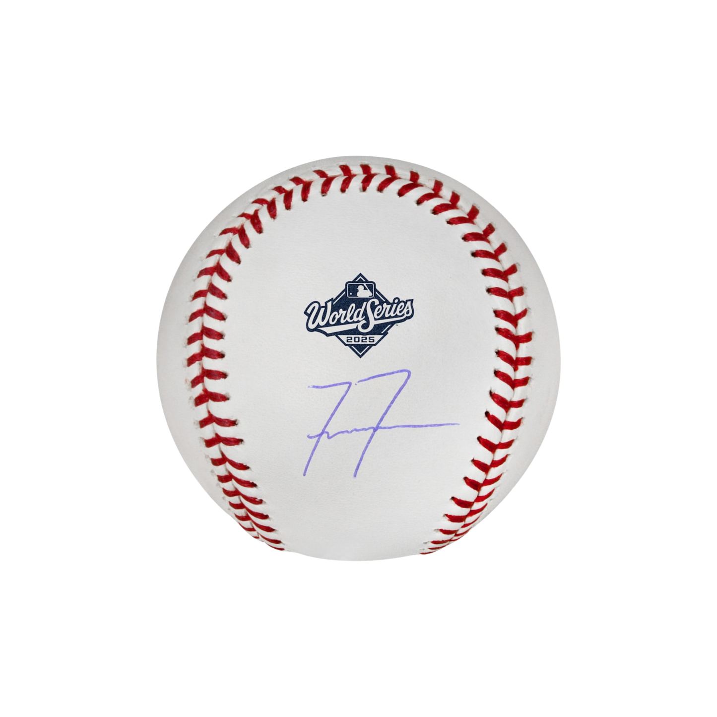 Freddie Freeman Los Angeles Dodgers Autographed 2025 World Series Logo Baseball - (PRESALE)