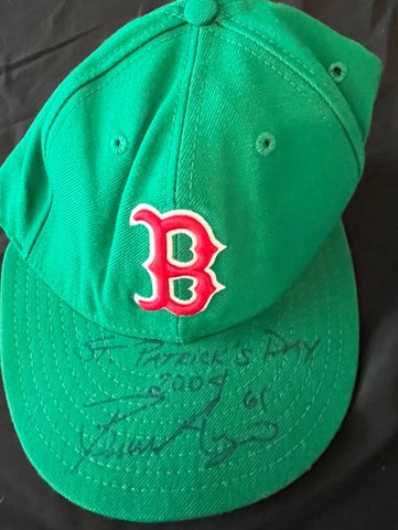 Bronson Arroyo Autographed Red Sox St. Patrick's Day Hat - Player's Closet Project