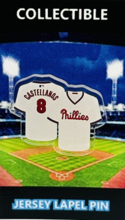 Philadelphia Phillies Nick Castellanos Jersey Lapel Pin