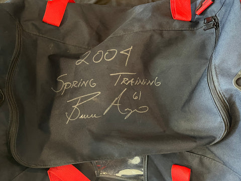 Bronson Arroyo Autographed Travel Bag - Player's Closet Project
