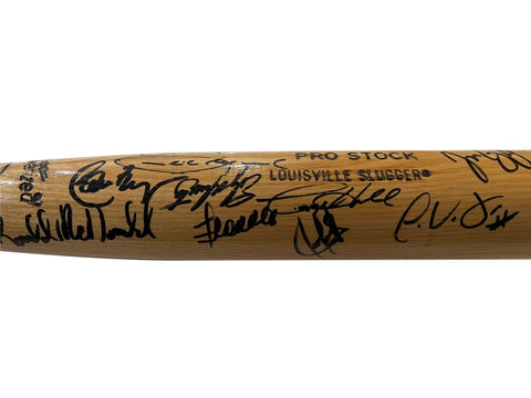 Carlos Delgado, Carlos Beltran and other Various Players Autographed Bat - Player's Closet Project