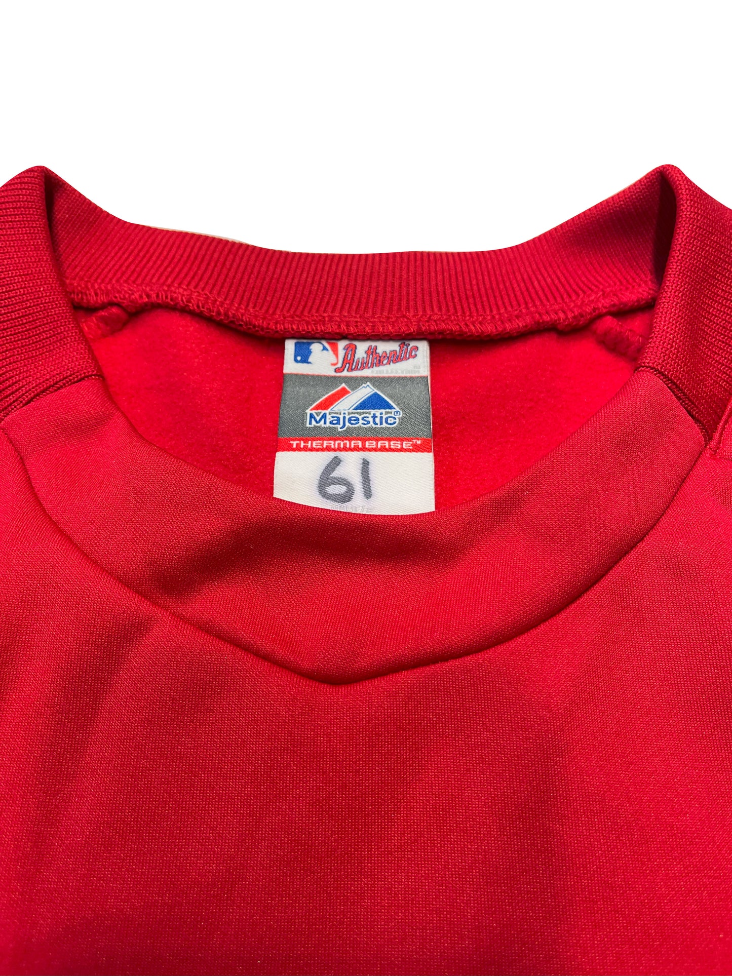 Bronson Arroyo Autographed Authentic Sweatshirt - Player's Closet Project