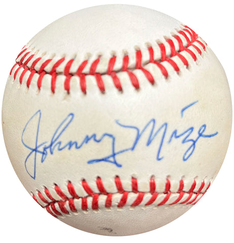 Johnny Mize Autographed Baseball - Player's Closet Project