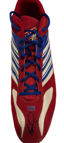 Ryan Howard Autographed Adidas Red/White/ Blue Left Cleat - Player's Closet Project