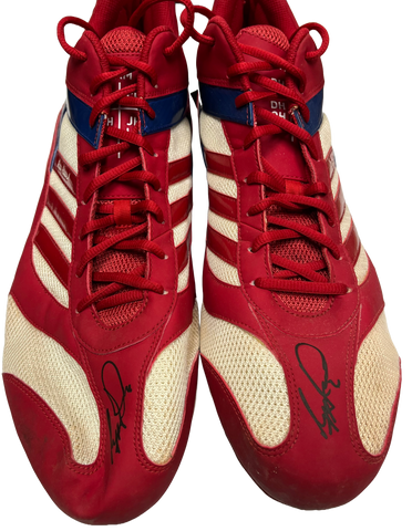 Ryan Howard Autographed Adidas Cleats - Player's Closet Project