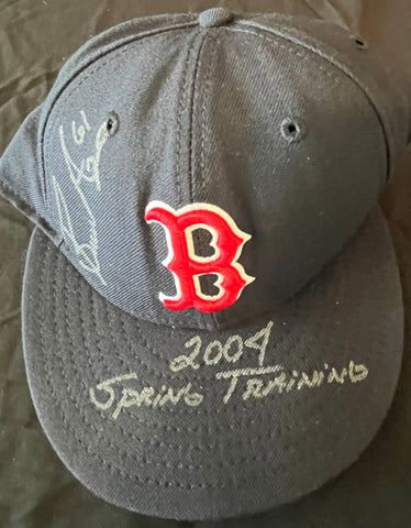 Bronson Arroyo Autographed Red Sox Hat - Player's Closet Project