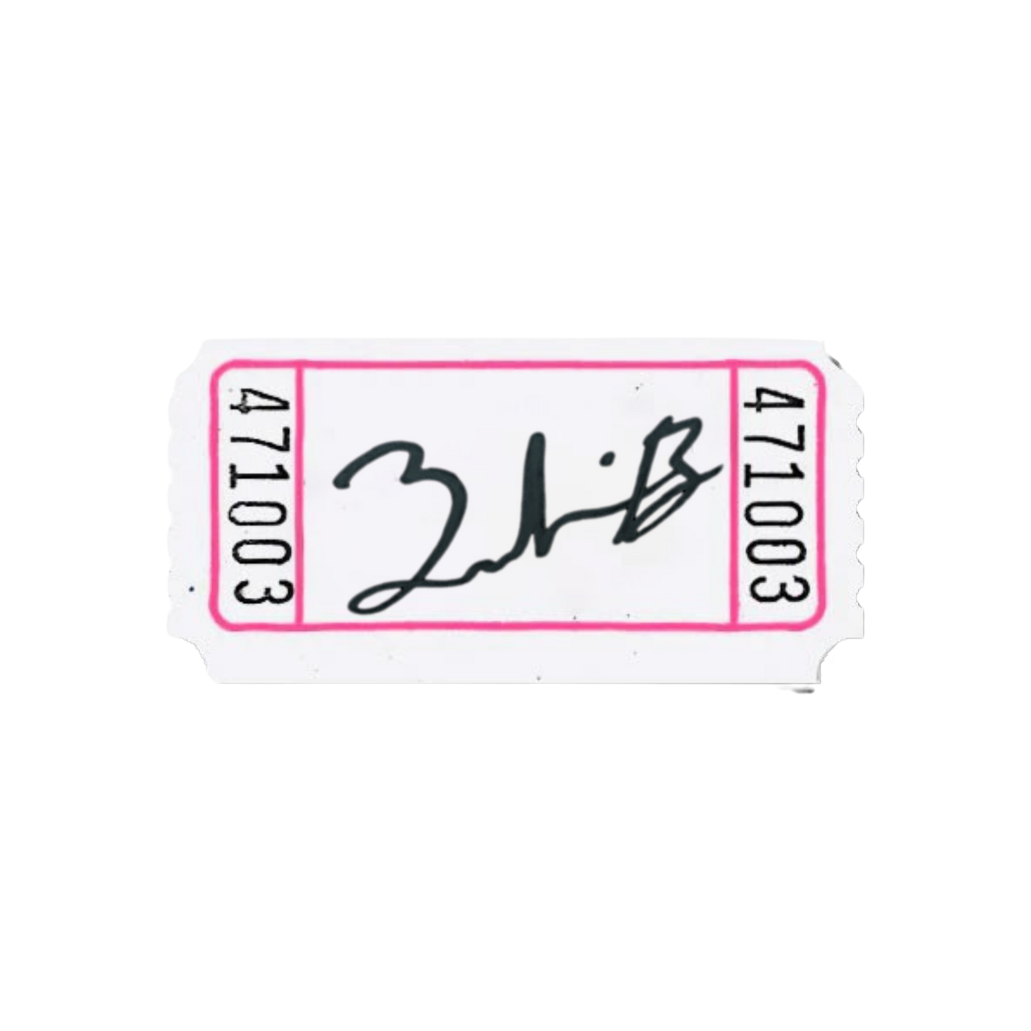 Zachariah Branch Public Signing Autograph Ticket