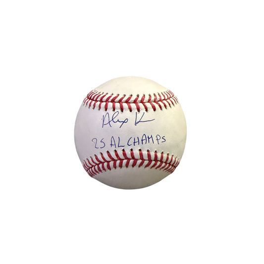 Alejandro Kirk Autographed "25 AL CHAMPS" Baseball