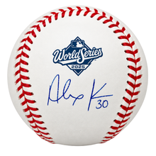 Alejandro Kirk Toronto Blue Jays Autographed 2025 World Series Logo Baseball