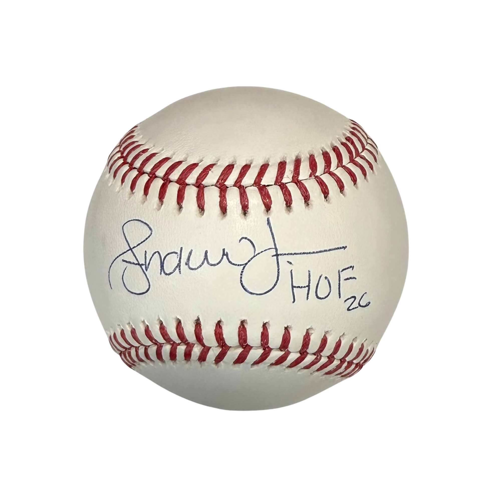 Andruw Jones Autographed "HOF 26" Baseball