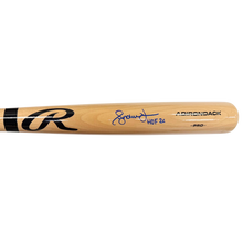 Andruw Jones Autographed "HOF 26" Blonde Rawlings Bat