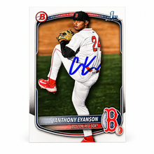 Anthony Eyanson Autographed 1st Bowman Baseball Card
