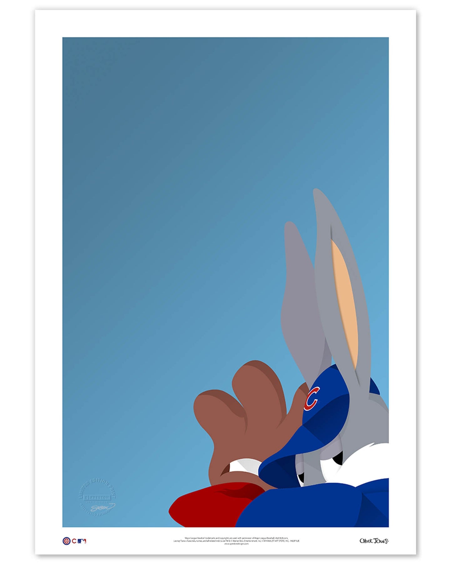 Baseball Bugs - Team Variant CHC Art Print