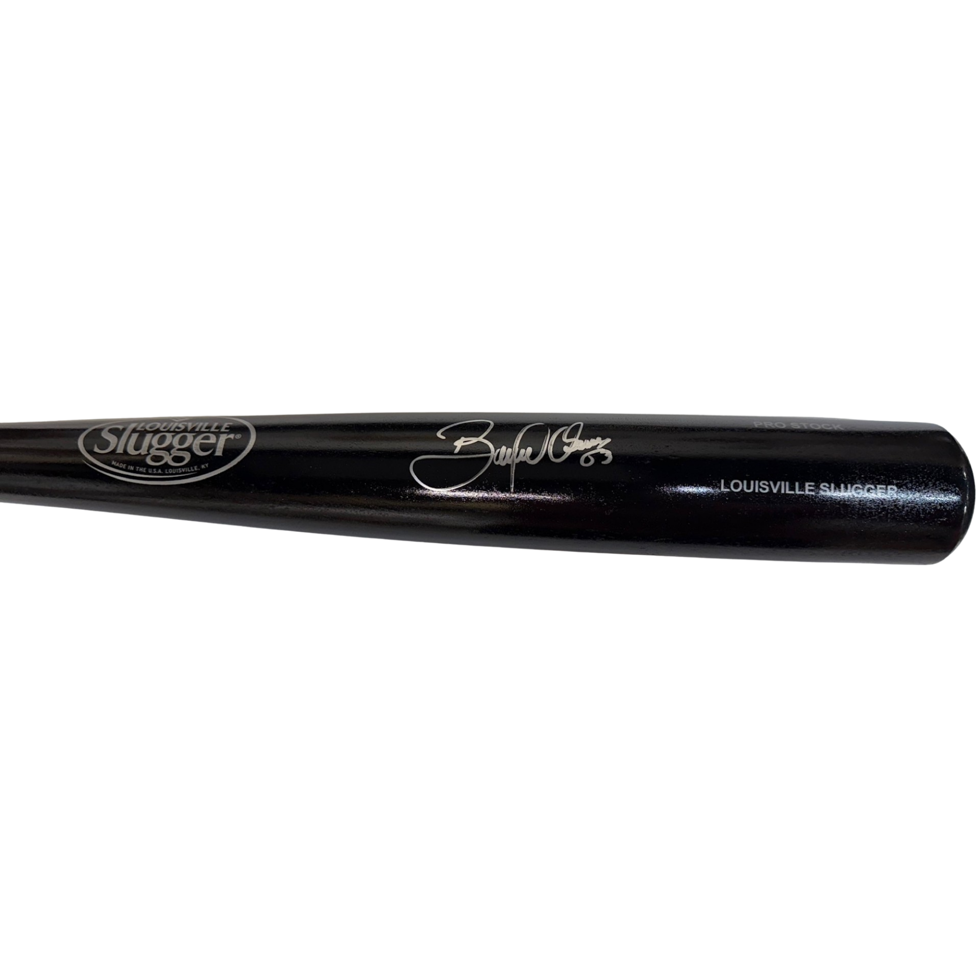 Bobby Abreu Autographed Black Louisville Slugger Bat