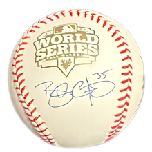 Brandon Crawford Autographed 2012 World Series Logo Baseball