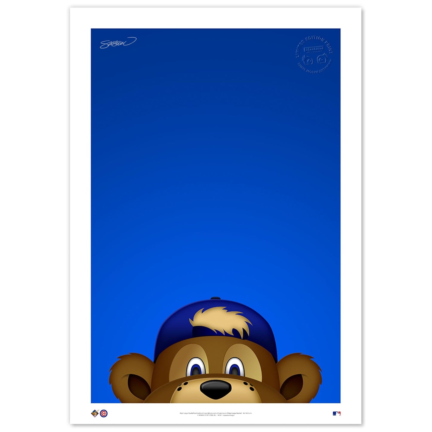 Minimalist Clark The Cub Art Print