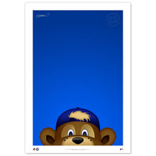 Minimalist Clark The Cub Art Print