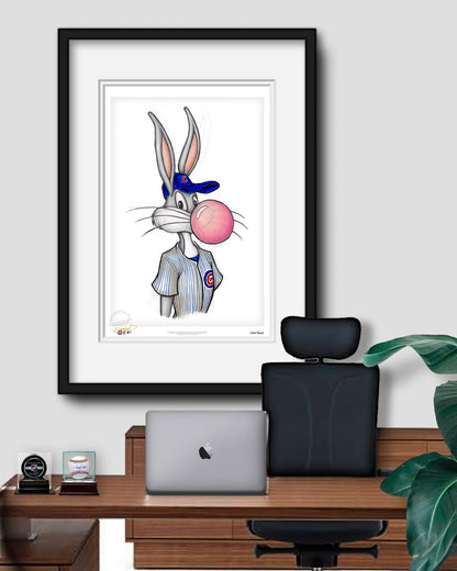 Bubblegum Bugs x MLB Cubs Art Print