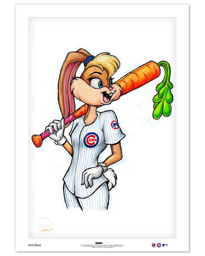 Lola Bunny x MLB Cubs Art Print