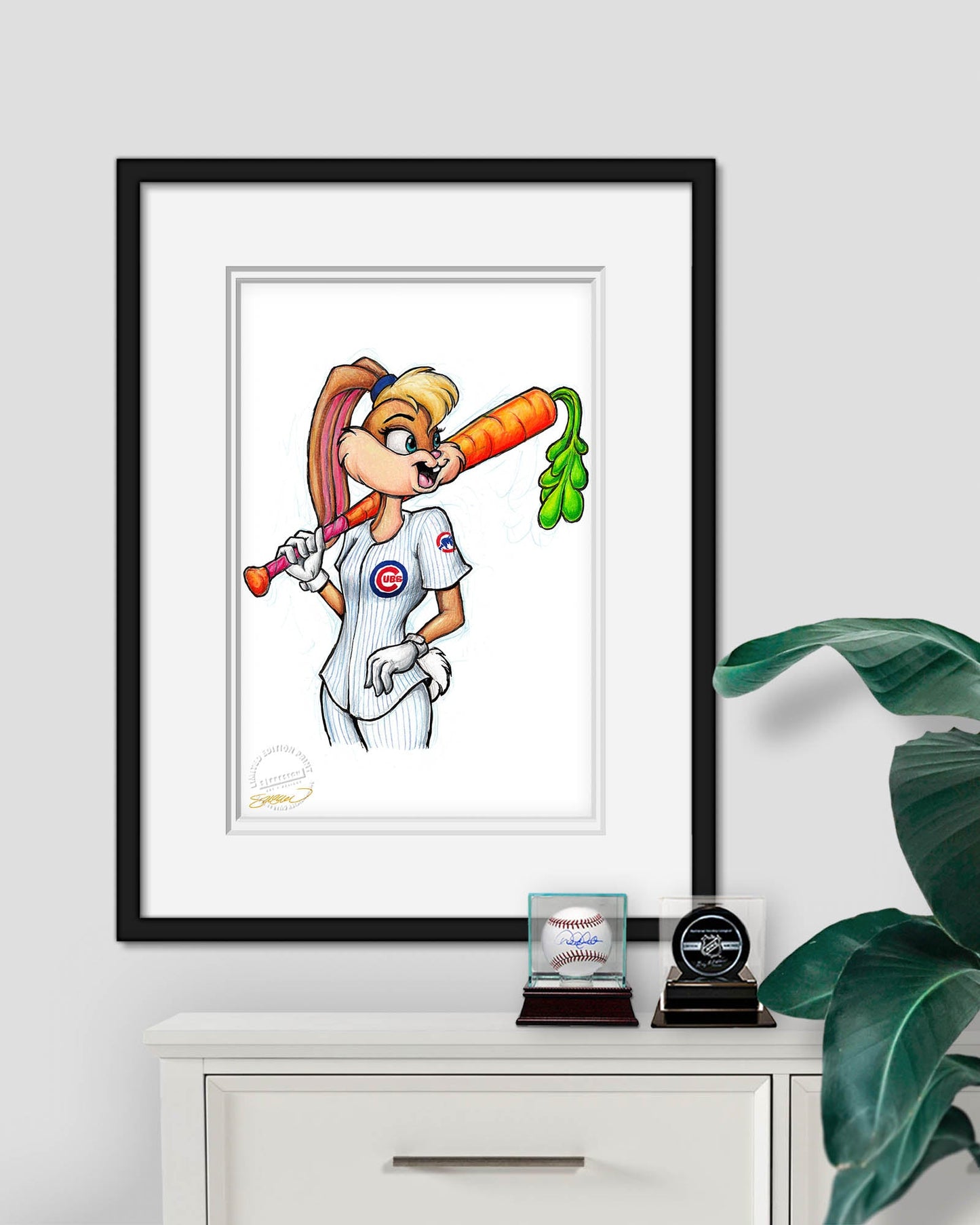 Lola Bunny x MLB Cubs Art Print