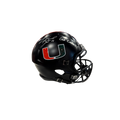 Carson Beck Autographed Go Canes Miami Hurricanes Black Full-Size Replica Helmet