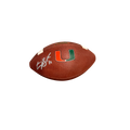 Carson Beck Autographed Miami Hurricanes Adidas Game Football