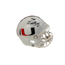 Carson Beck Autographed Miami Hurricanes Authentic Full-Size Helmet