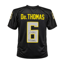 DeAnthony Thomas Autographed "Black Mamba" Black Custom Jersey