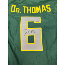 DeAnthony Thomas Autographed Dark Green Custom Jersey