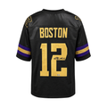 Denzel Boston Autographed Black Custom Jersey