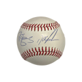 Dwight Gooden & Darryl Strawberry Dual Autographed Baseball