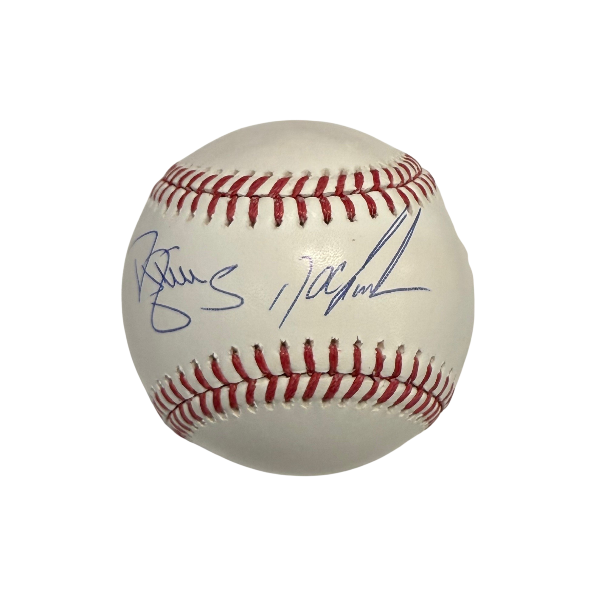 Dwight Gooden & Darryl Strawberry Dual Autographed Baseball