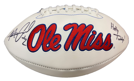 Matt Corral Autographed "Hotty Toddy" Ole Miss Football