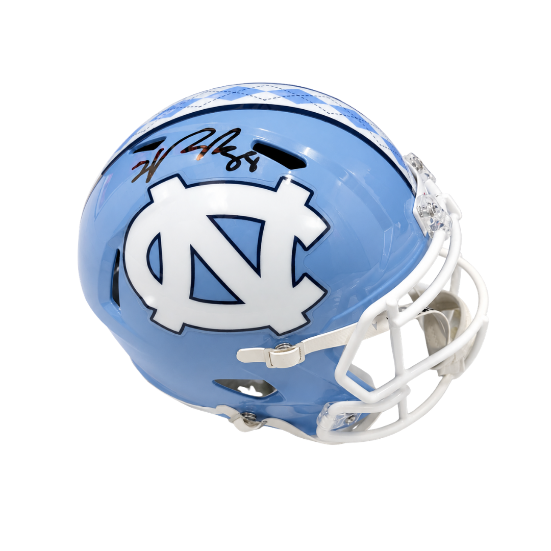Hakeem Nicks Autographed UNC Mini Helmet