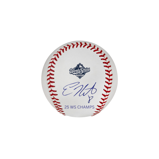 Kiké Hernandez Autographed "2025 WS CHAMPS" 2025 World Series Logo Baseball - (PRESALE)
