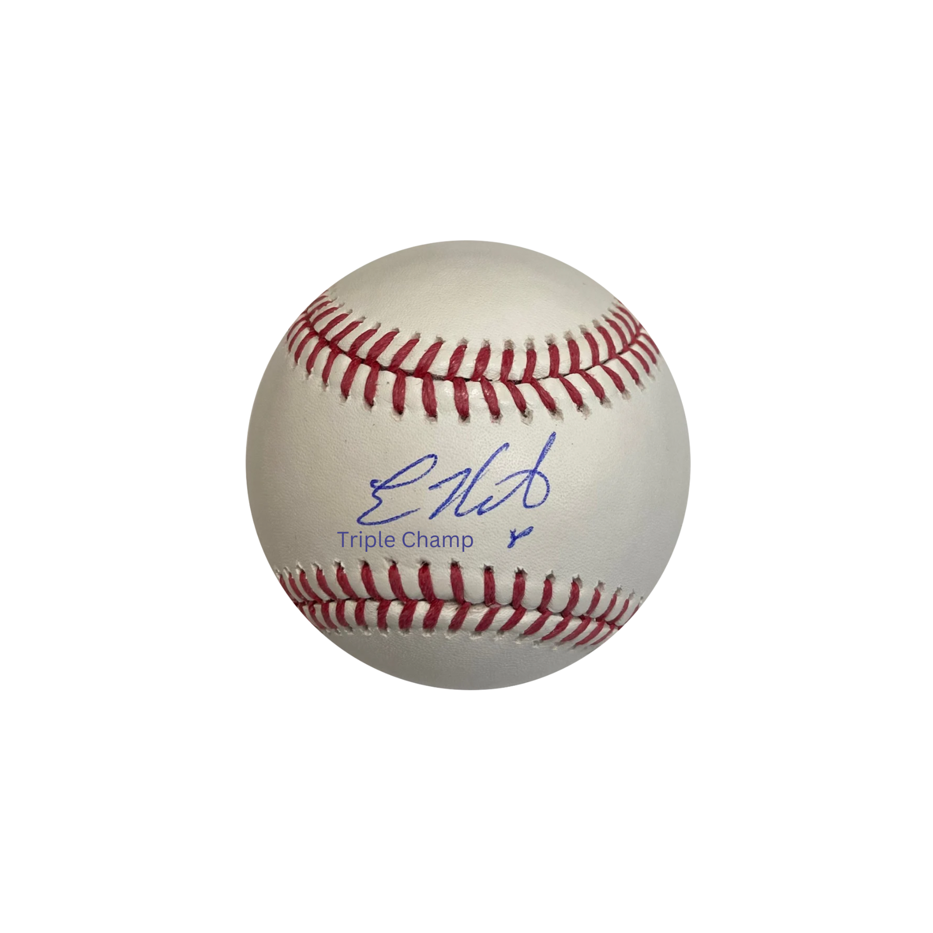 Kiké Hernandez Autographed "Triple Champ" Baseball - (PRESALE)