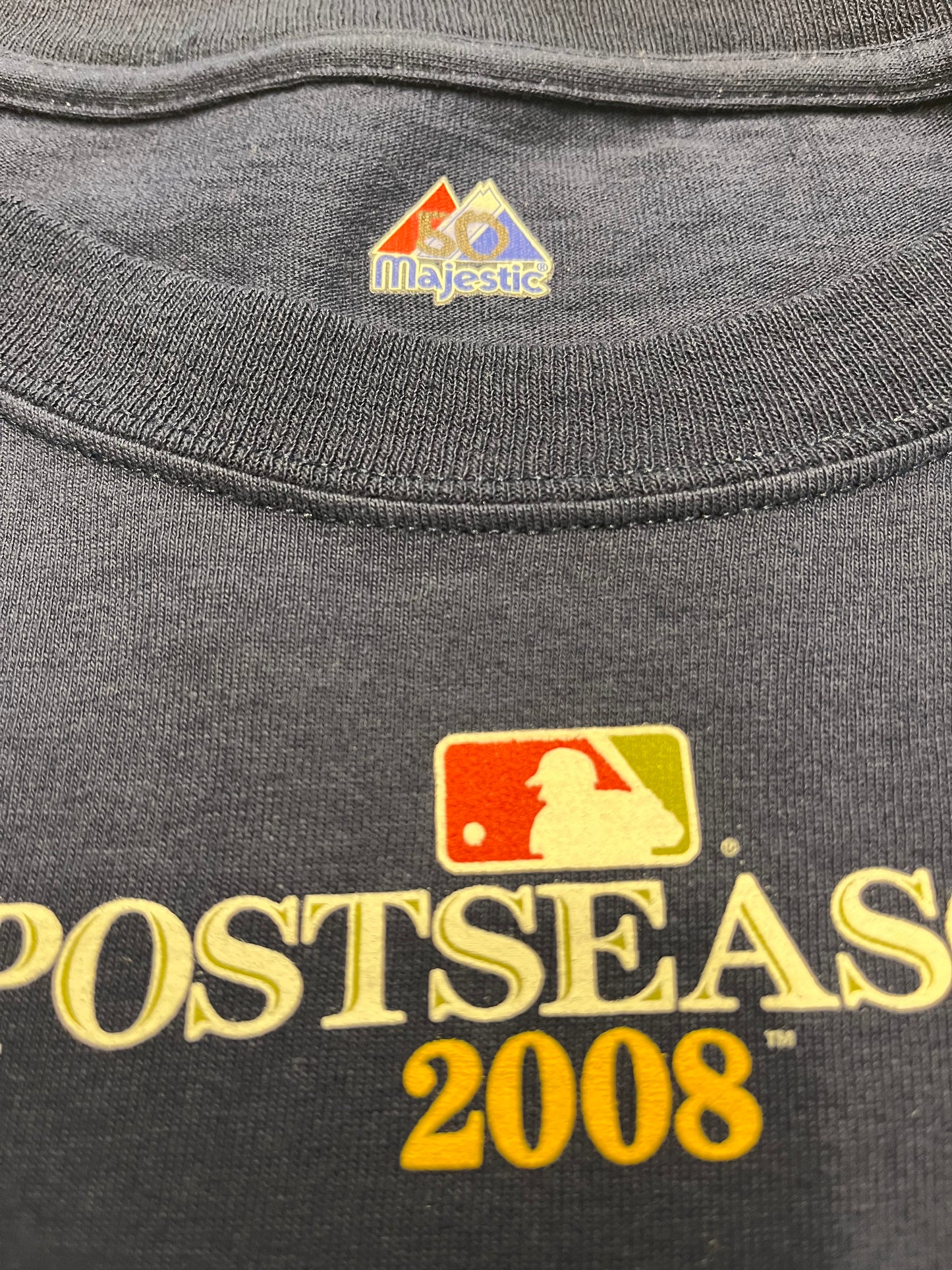 Grant Balfour Autographed Rays 9=8 2008 Playoff Baseball T-Shirt - Player's Closet Project