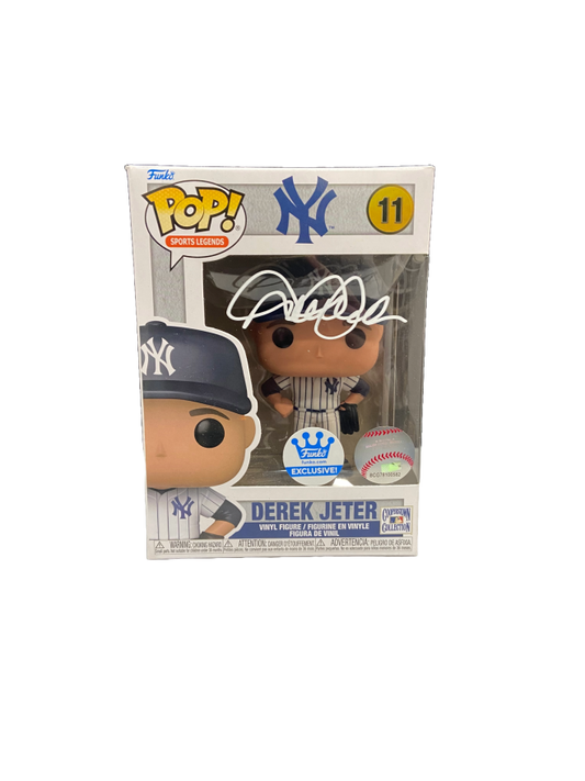 Derek Jeter Autographed Funko Pop