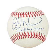 JJ Wetherholt Autographed "MLB Debut 3/26/26" Baseball