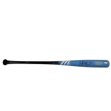 JJ Wetherholt Autographed Blue Game Model Marucci Bat