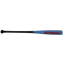 JJ Wetherholt Autographed Blue Game Model Marucci Bat