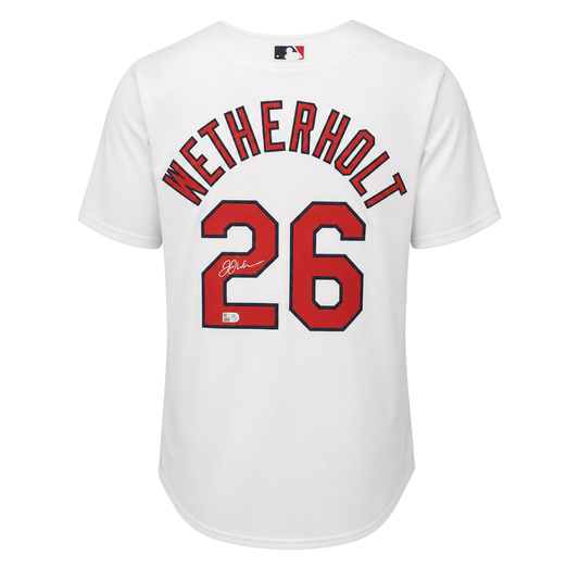 JJ Wetherholt Autographed St. Louis Cardinals White Authentic Jersey