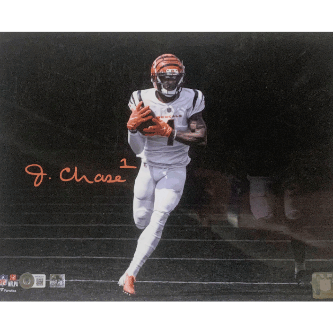 Ja'Marr Chase Autographed 11x14 - Bengals Spotlight