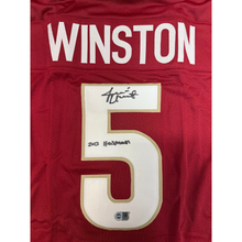 Jameis Winston Autographed "Heisman 2013" Maroon Custom Jersey