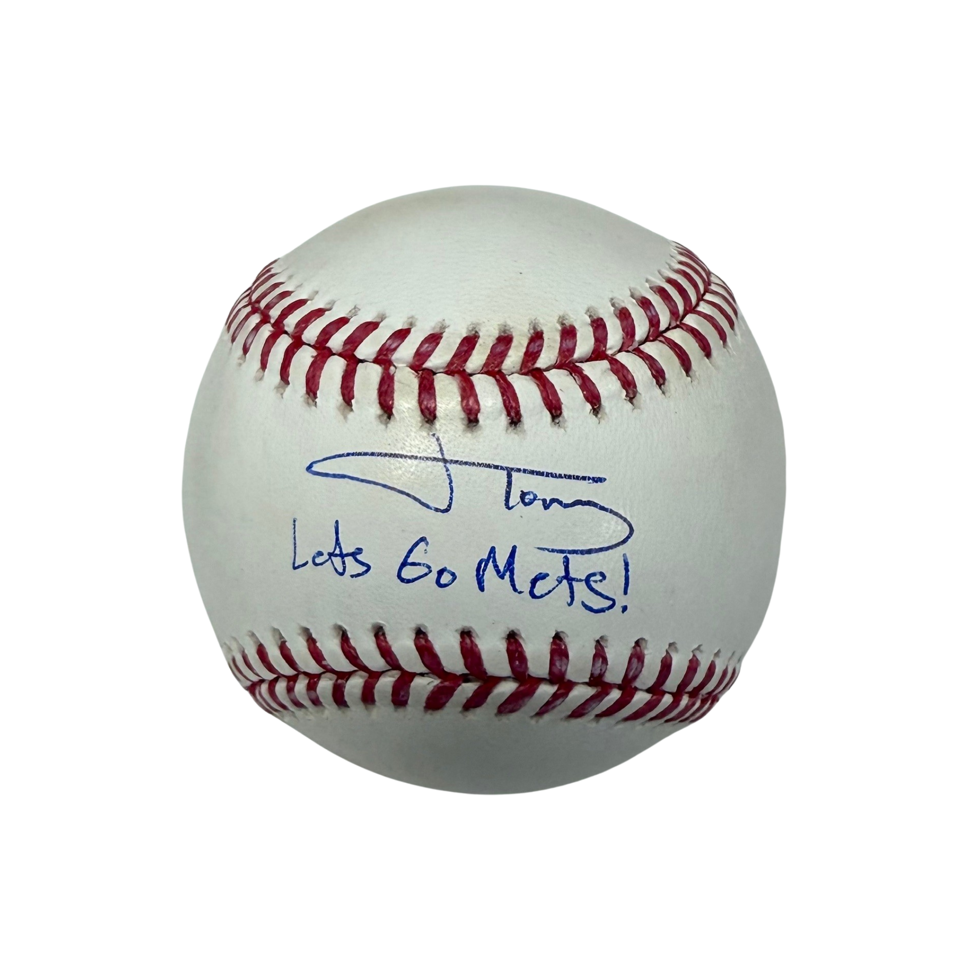 Jonah Tong Autographed "Let's Go Mets!" Baseball