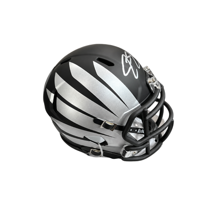 Jonathan Stewart Autographed Black Oregon Ducks Wing Mini Helmet