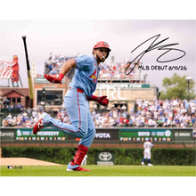 Joshua Baez Autographed "MLB DEBUT 8/15/26" 16x20 Debut Photo