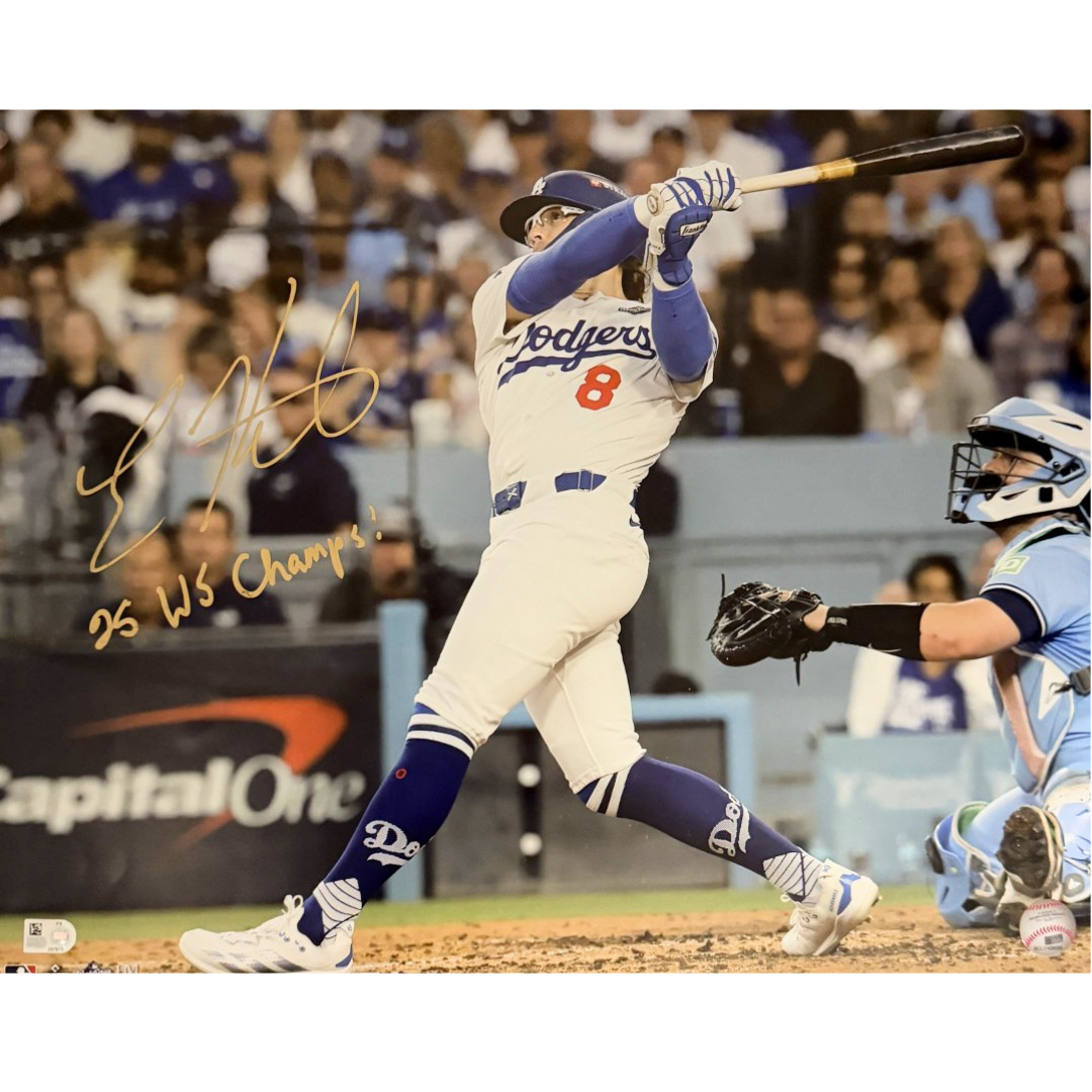 Kiké Hernandez Los Angeles Dodgers Autographed "25 WS CHAMPS" 16x20