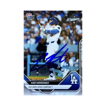 Kike Hernandez Autographed 2025 Topps Now Trading Card
