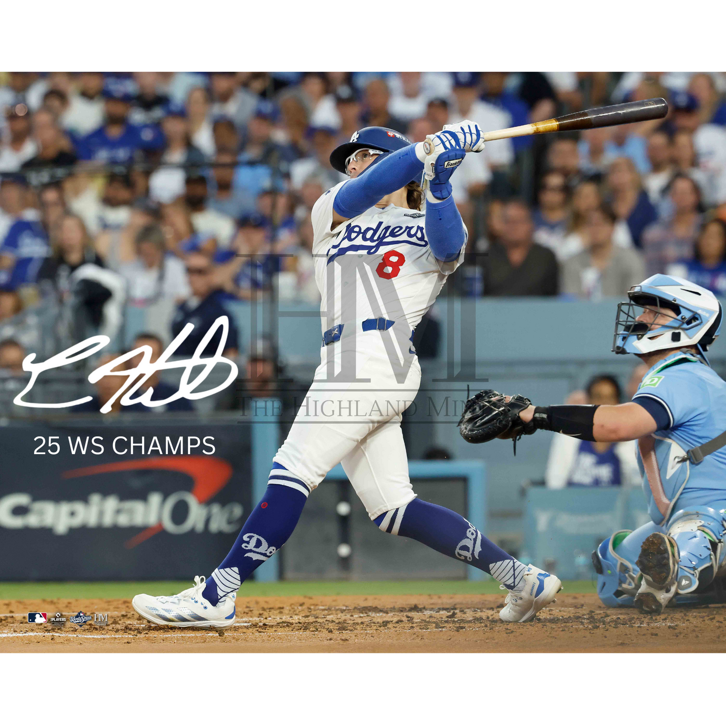 Kiké Hernandez Los Angeles Dodgers Autographed "25 WS CHAMPS" 16x20 - (PRESALE)